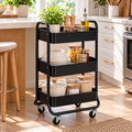 3-Tier Rolling Laundry Cart