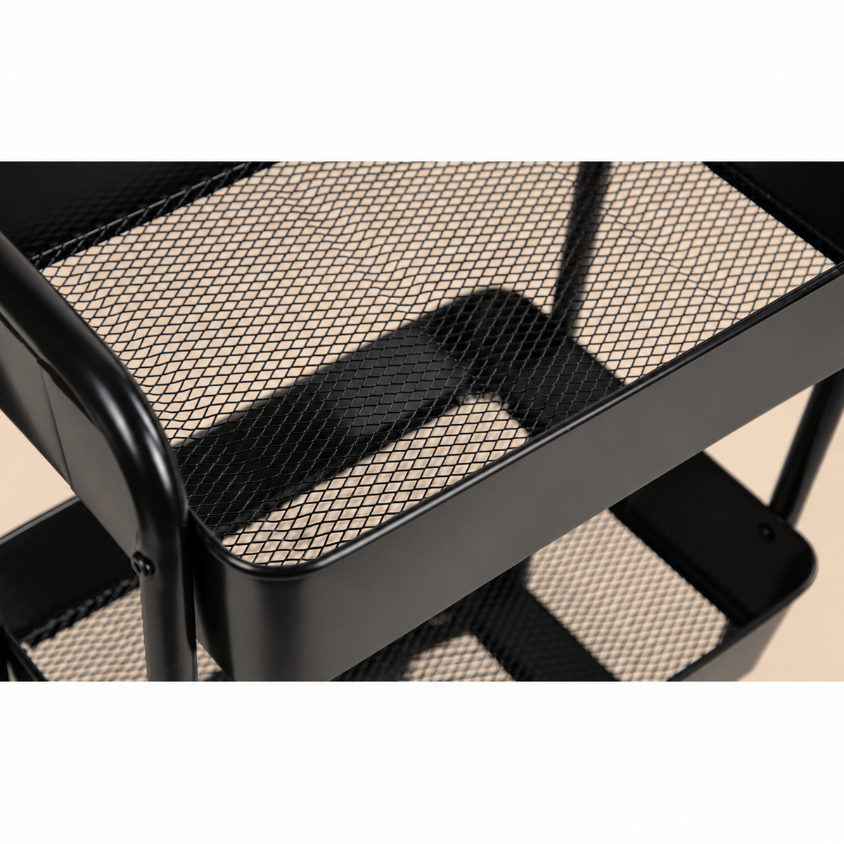 3-Tier Rolling Laundry Cart
