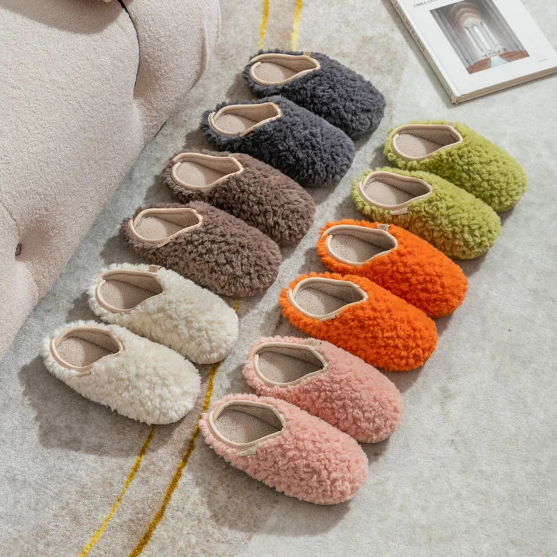 Warm Fluffy Bedroom House Slippers