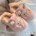 Cute Sheep Plush Winter Slippers