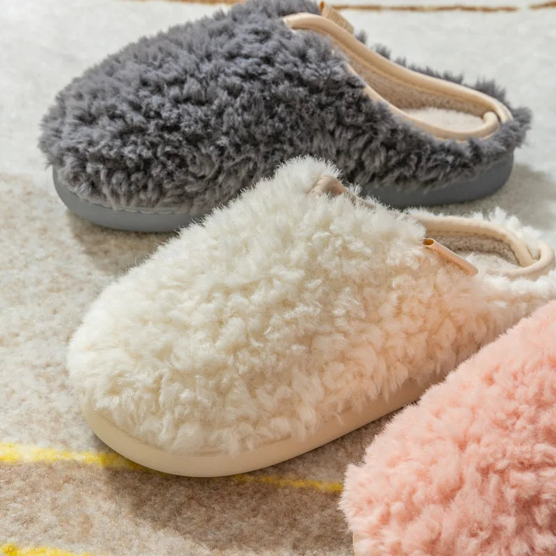 Warm Fluffy Bedroom House Slippers
