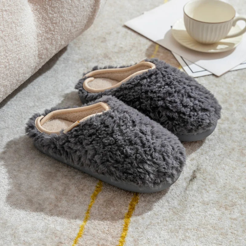 Warm Fluffy Bedroom House Slippers