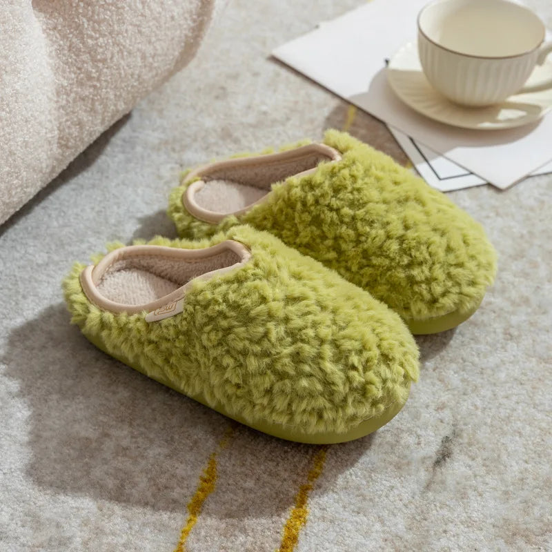 Warm Fluffy Bedroom House Slippers