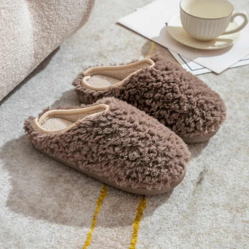 Warm Fluffy Bedroom House Slippers